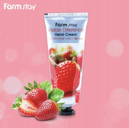 FARMSTAY Visible Difference krem do rąk Strawberry 100ml