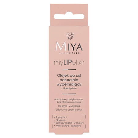 MIYA MyLIPelixir olejek do ust naturalnie wypełniający Clear 10g