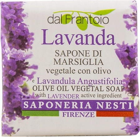 NESTI DANTE Dal Frantoio marsylkie mydło w kostce Lawenda 100g