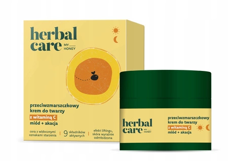 FARMONA Herbal Care My Honey krem do twarzy przeciwzmarszczkowy z witaminą C 50ml