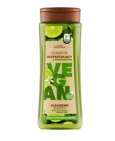 JOANNA Vegan szampon pielęgnujący z bergamotką 300ml