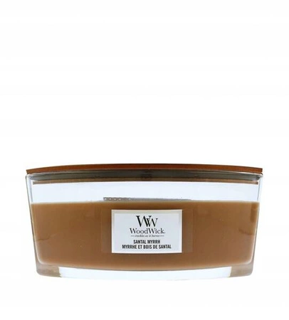 WOODWICK Core Hearthwick świeca w słoiku elipsa SANTAL MYRRH 453g