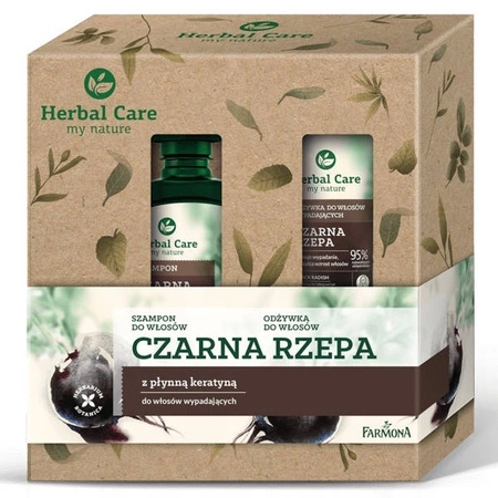 FARMONA Herbal Care zestaw Czarna Rzepa 330ml+200ml