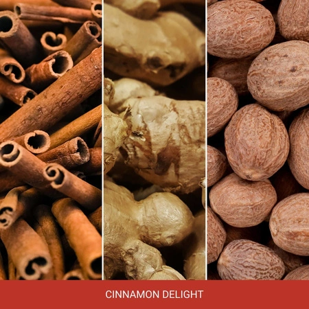 YANKEE CANDLE Home Inspiration Średnia w świeca słoiku CINNAMON DELIGHT 340g