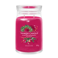 YANKEE CANDLE Signature Duża świeca w słoiku SPARKLING WINTERBERRY 567g