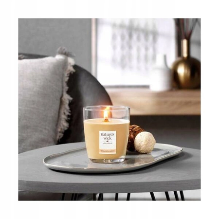 WOODWICK Natures Wick średnia świeca w słoiku Bergamot & Neroli 284g