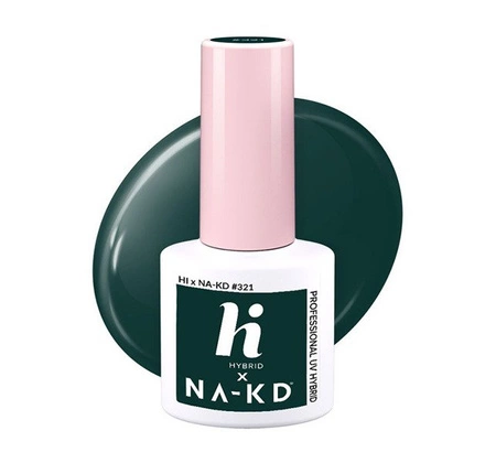 HI HYBRID Lakier hybrydowy NAKD 321 Stone Grey 5ml