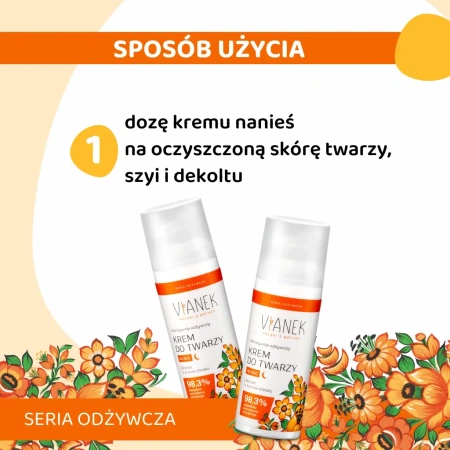 SYLVECO Vianek Odżywcza krem do twarzy na noc 50ml