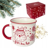 ECARLA kubek świąteczny z uchem MIKOŁAJ 350ml KB12