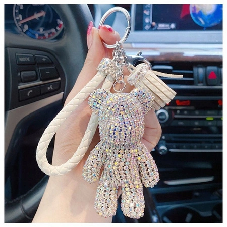 ECARLA brelok do kluczy kryształowy Miś BRL262