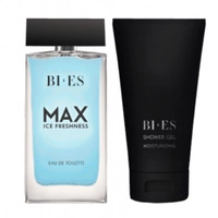 BIES Men Max zestaw [woda toaletowa 90ml + żel pod prysznic 150ml] Ice Freshness