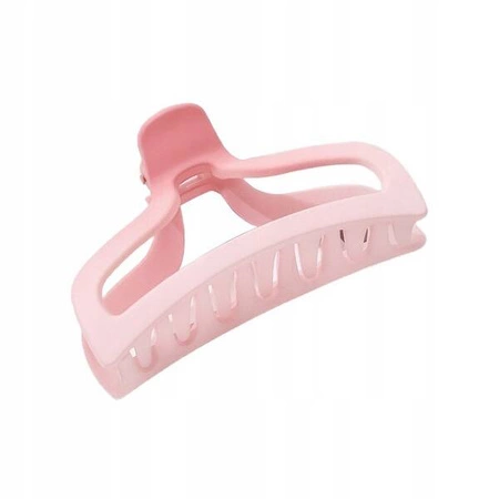 ECARLA spinka-klamra do włosów duża prostokąt róż XL 9,5cm SP173R