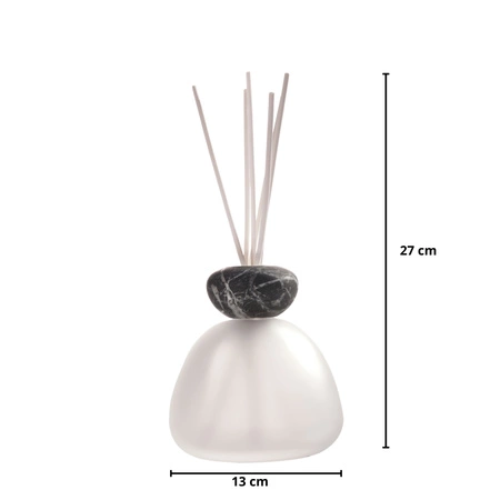 MILLEFIORI MILANO Air Design dyfuzor zapachowy Marble Glass Oszroniony z Czarnym