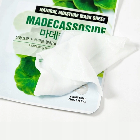 ORJENA Natural Moisture Mask Sheet maska w płacie regenerująca Madecassoside