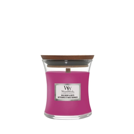 WOODWICK PlusWick mała świeca w słoiku WILD BERRY & BEETS 85g