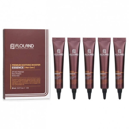 FLOLAND PROFESSIONAL Premium Silk Keratin esencja do włosów mocno zniszczonych 5x20ml 