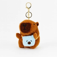 ECARLA brelok do kluczy KAPIBARA z niebieską torebką BRL387N