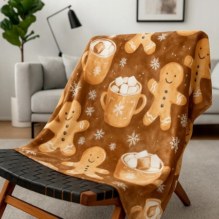 ECARLA koc mięciutki, Flannel 150x200cm PIERNICZKI KOC21