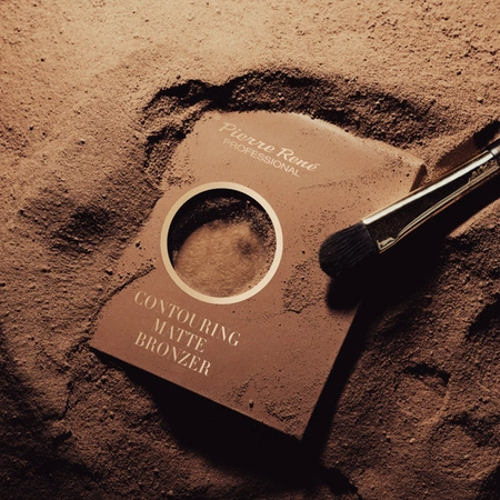 PIERRE RENE Contouring Matte Bronzer puder do twarzy brązujący 10g