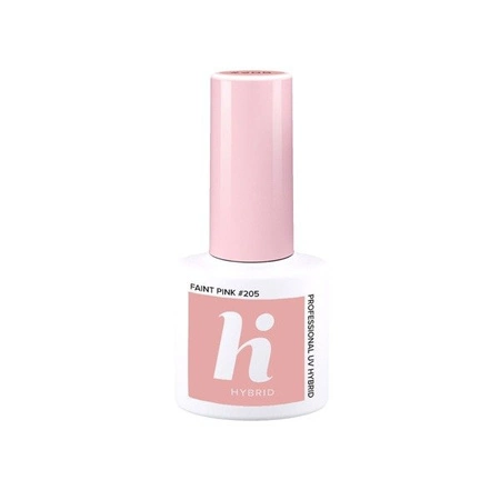 HI HYBRID Lakier hybrydowy 205 Faint Pink 5ml