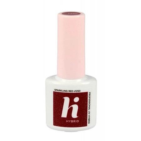 HI HYBRID lakier hybrydowy 250 Sparkling Red 5ml