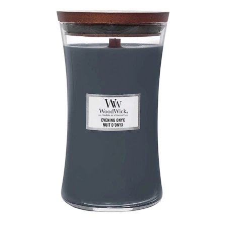 WOODWICK Pluswick Duża świeca w słoiku EVENING ONYX 609,5g