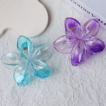 ECARLA spinka-klamra do włosów kwiat Moana Ombre fioletowy SP320