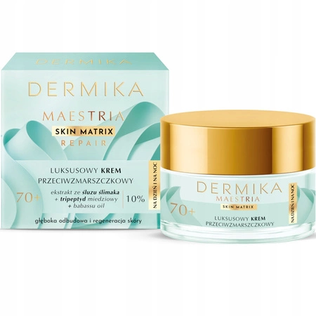 DERMIKA Maestria krem do twarzy przeciwzmarszczkowy na dzień i noc 70+ 50ml