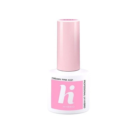 HI HYBRID Lakier hybrydowy 221 Creamy Pink 5ml