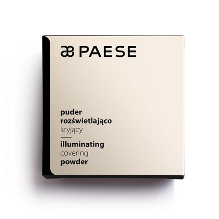PAESE Illuminating puder rozświetlająco kryjący 4C Opalony 9g