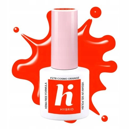 HI HYBRID 2000's lakier hybrydowy Hema Free 278 Neon Cosmo Orange 5ml