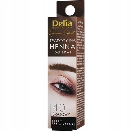 DELIA Henna do brwi tradycyjna 4.0 Brown 2g