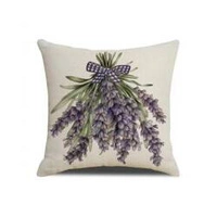 ECARLA Lato poszewka na poduszkę 45x45cm Bukiet Lawenda POD168