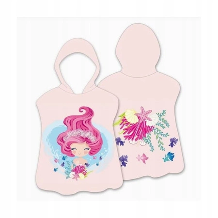 ECARLA ręcznik plażowy pelerynka dziecięca Syrenka Muszelki PEL02WZ4