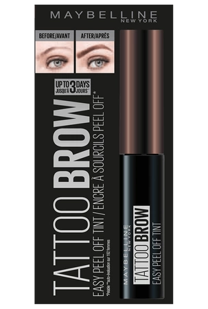 MAYBELLINE Tattoo Brow Easy Pell-Off Gel Tint żel do brwi Dark Brown 4,6g