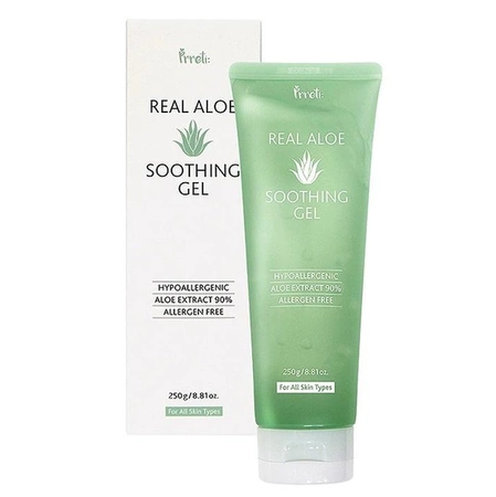 PRRETI Real Aloe żel kojący do twarzy i ciała 250g TERMIN  08-11-2025