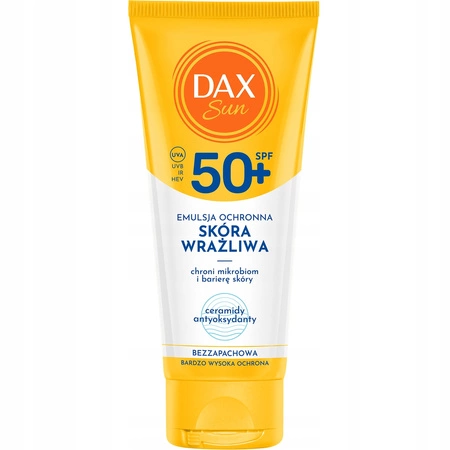DAX Sun emulsja ochronna bezzapachowa do skóry wrażliwej SPF50 100ml