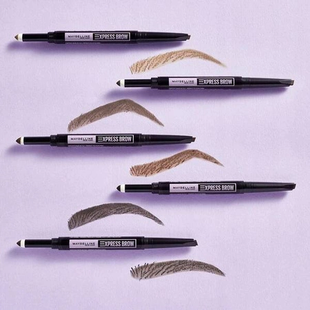 MAYBELLINE Express Brow Satin Duo kredka do brwi 25 Brunette