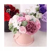ECARLA Flower Box bukiet zapachowych kwiatów mydlanych Odcienie różru BUK10R