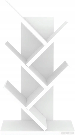 ECARLA regał 5 półek na książki na biurko SZ36B