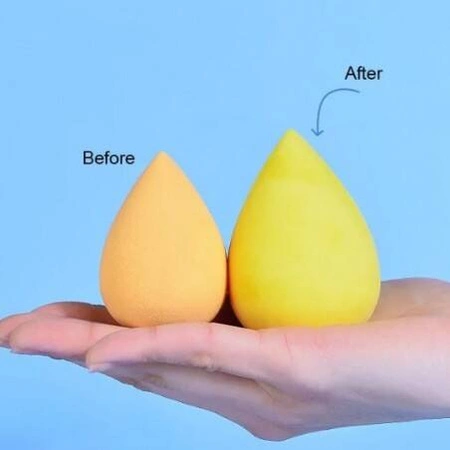 ECARLA zestaw gąbeczek do makijażu 7szt Creamy Red Żółte GB06ZO