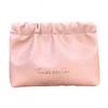 ECARLA saszetka z ekooskóry na kosmetyki, wkładki M 16x12cm Róż KS145R