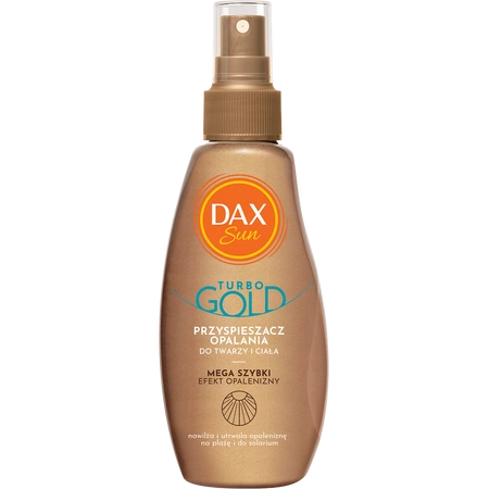 DAX Sun przyspieszacz opalania do twarzy i ciała Turbo Gold 200ml