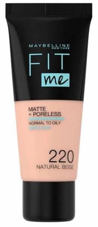 MAYBELLINE Fit Me Matte+Poreless podkład matujący 220 Natural Beige 30ml