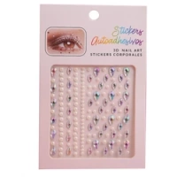 ECARLA naklejki na twarz z kryształkami ONT09 1szt