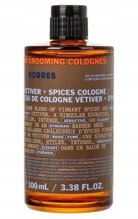 KORRES Achillea Men woda kolońska Vetiver + Spieces 100ml