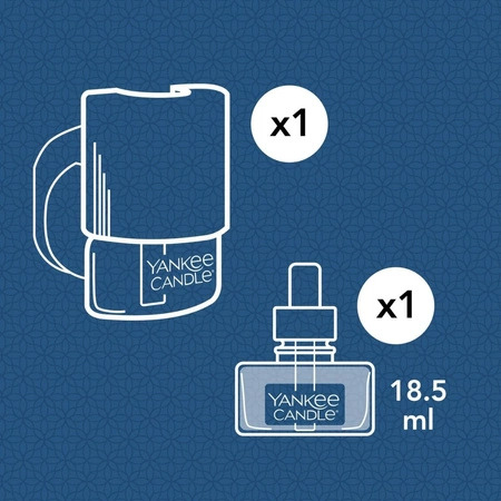 YANKEE CANDLE Elektryczny Odświeżacz zestaw startowy BLACK CHERRY 18,5ml