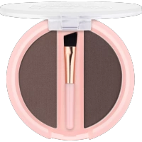 ESSENCE Brow Powder Duo Set pudrowy zestaw do brwi 03 Dark 1,8ml