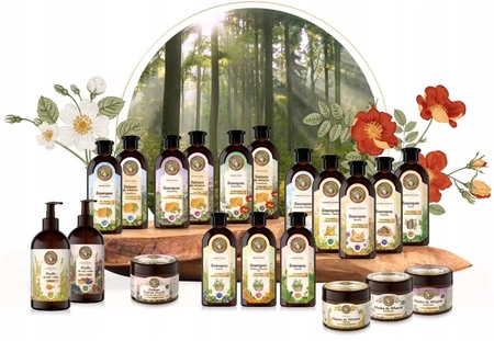 RECEPTURA ZIELARKI Skarby Polne balsam do włosów Propolisowy Brzozowy 350ml