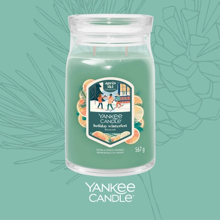 YANKEE CANDLE Signature Duża świeca w słoiku HOLIDAY WINTERFEST 567g